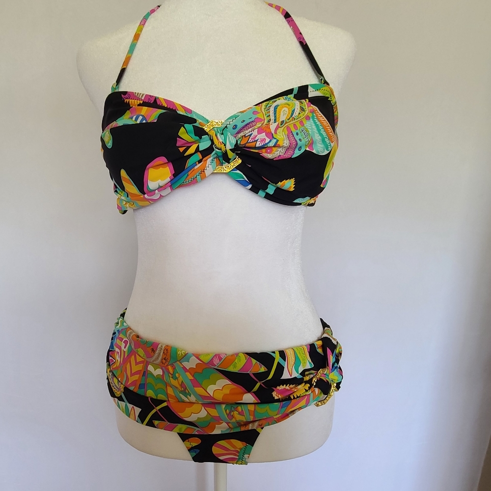 Trina Turk 2P Bikini Size S/M 6